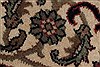 Herati Beige Round Hand Knotted 51 X 51 Area Rug 250-25209 Thumb 6