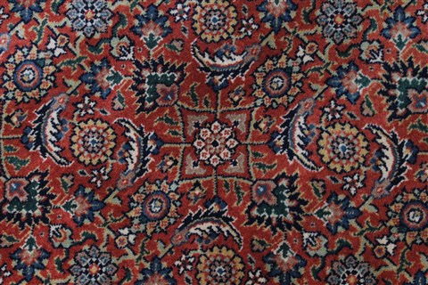 Herati Beige Round Hand Knotted 40 X 40 Area Rug 250-25212 Image 4