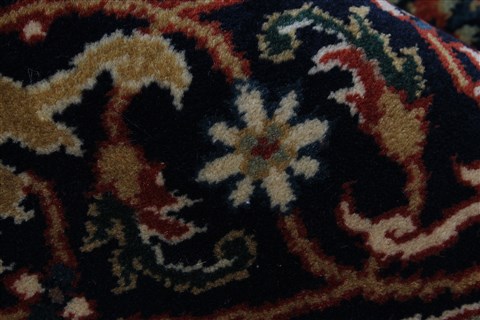 Herati Beige Round Hand Knotted 40 X 40 Area Rug 250-25212 Image 6