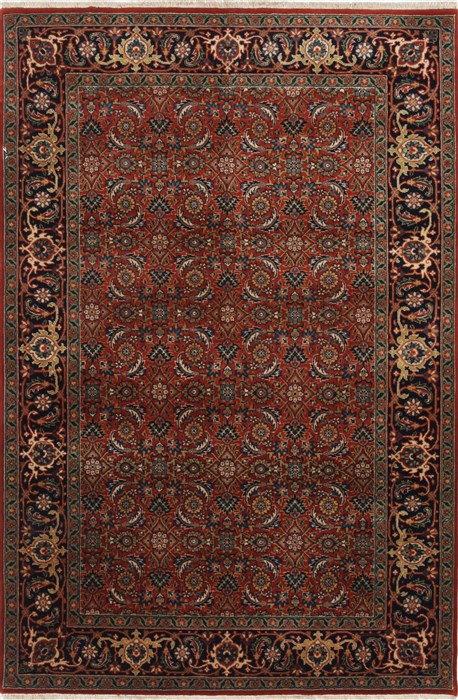Herati Green Hand Knotted 41 X 61 Area Rug 250-25216 Image 0