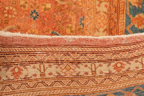 Tabriz Red Hand Knotted 98 X 131 Area Rug 100-25217 Image 10