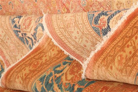 Tabriz Red Hand Knotted 98 X 131 Area Rug 100-25217 Image 5
