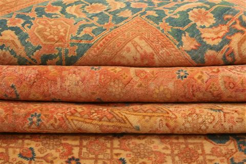 Tabriz Red Hand Knotted 98 X 131 Area Rug 100-25217 Image 7