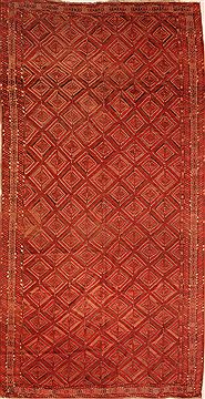 Bidjar Red Hand Knotted 7'4" X 13'11"  Area Rug 100-25222