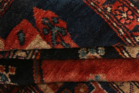 Zanjan Multicolor Runner Hand Knotted 52 X 122 Area Rug 100-25225 Image 5