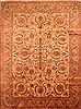 Tabriz Brown Hand Knotted 95 X 127 Area Rug 100-25226 Thumb 0