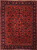 Sarouk Red Hand Knotted 87 X 115  Area Rug 100-25227 Thumb 0