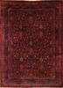 Kerman Red Hand Knotted 97 X 131  Area Rug 100-25228 Thumb 0