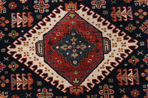 Karajeh Brown Hand Knotted 41 X 62 Area Rug 250-25239 Image 3