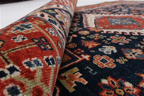 Karajeh Brown Hand Knotted 41 X 62 Area Rug 250-25239 Image 9