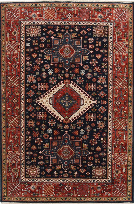 Karajeh Brown Hand Knotted 41 X 62 Area Rug 250-25239 Image 0