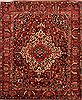 Bakhtiar Red Hand Knotted 100 X 120 Area Rug 100-25243 Thumb 0