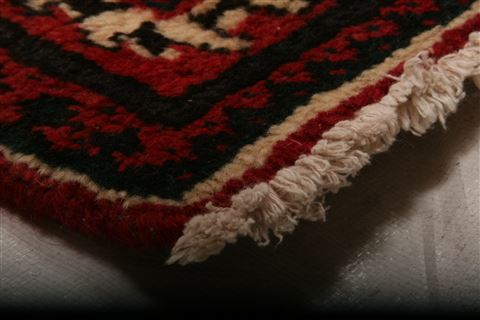 Joshaghan Red Hand Knotted 98 X 1210 Area Rug 100-25255 Image 1