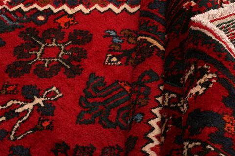 Joshaghan Red Hand Knotted 98 X 1210 Area Rug 100-25255 Image 4