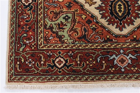 Serapi White Hand Knotted 30 X 50 Area Rug 250-25270 Image 5