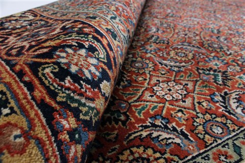 Herati Beige Hand Knotted 51 X 70 Area Rug 250-25277 Image 11
