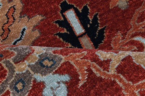 Serapi Beige Hand Knotted 50 X 610 Area Rug 250-25278 Image 12
