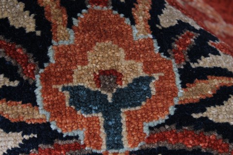 Serapi Beige Hand Knotted 50 X 610 Area Rug 250-25278 Image 9