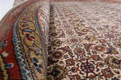Herati Beige Round Hand Knotted 80 X 80 Area Rug 250-25288 Image 10