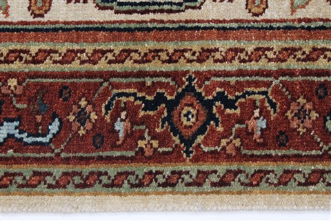Serapi White Runner Hand Knotted 26 X 1310 Area Rug 250-25292 Image 2