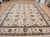Kashan White Hand Knotted 100 X 145 Area Rug 100-25296 Thumb 8