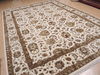 Kashan White Hand Knotted 100 X 145  Area Rug 100-25296 Thumb 9