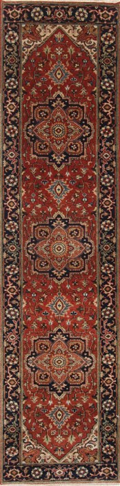 Serapi Beige Runner Hand Knotted 20 X 711 Area Rug 250-25297 Image 0
