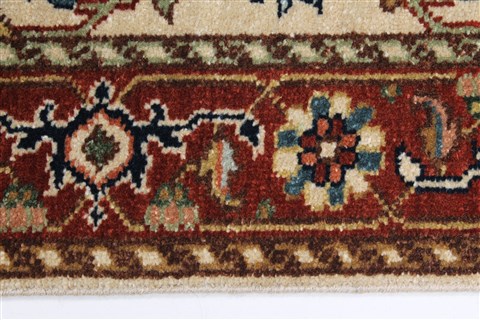 Serapi Beige Runner Hand Knotted 27 X 160 Area Rug 250-25299 Image 3