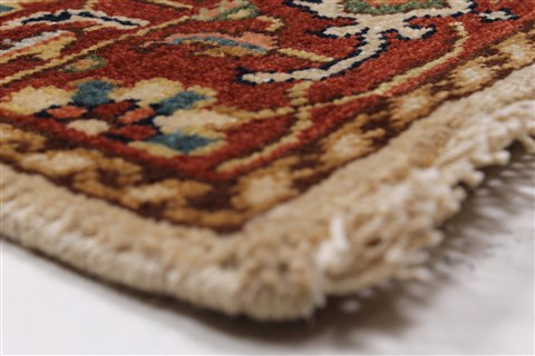 Serapi Beige Runner Hand Knotted 27 X 160 Area Rug 250-25299 Image 6