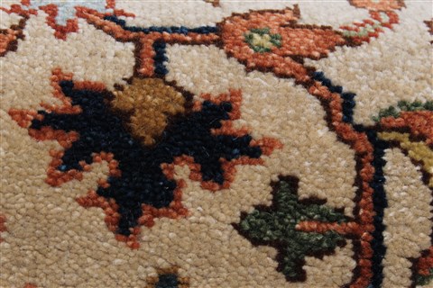 Serapi Beige Runner Hand Knotted 27 X 160 Area Rug 250-25299 Image 8
