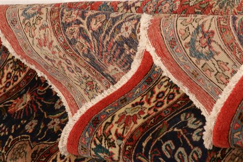 Tabriz Red Hand Knotted 118 X 155 Area Rug 100-25301 Image 4