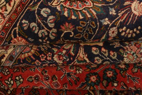 Tabriz Red Hand Knotted 118 X 155 Area Rug 100-25301 Image 5