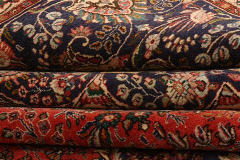 Tabriz Red Hand Knotted 118 X 155 Area Rug 100-25301 Image 6