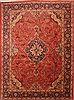 Tabriz Red Hand Knotted 118 X 155  Area Rug 100-25301 Thumb 0