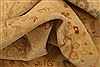 Agra Beige Hand Knotted 103 X 143 Area Rug 100-25304 Thumb 2