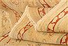 Agra Beige Hand Knotted 103 X 143 Area Rug 100-25304 Thumb 4