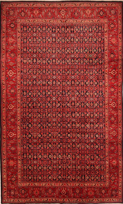 Mahal Red Hand Knotted 97 X 159  Area Rug 100-25305 Image 0