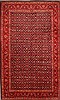 Mahal Red Hand Knotted 97 X 159  Area Rug 100-25305 Thumb 0