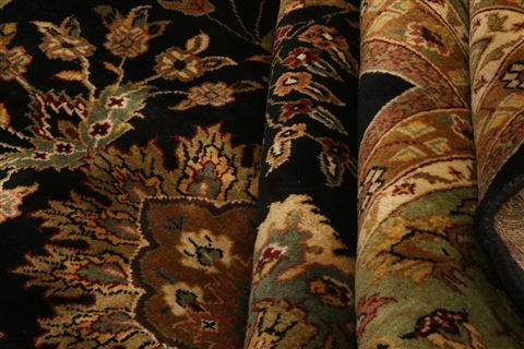 Kashan Multicolor Hand Knotted 101 X 1310 Area Rug 100-25309 Image 3