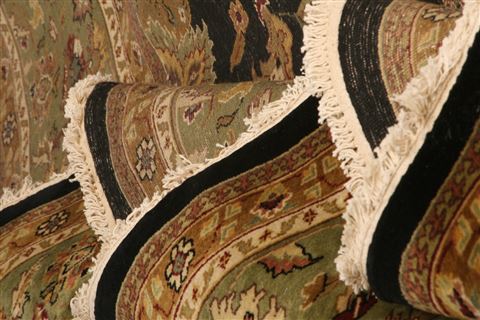 Kashan Multicolor Hand Knotted 101 X 1310 Area Rug 100-25309 Image 4