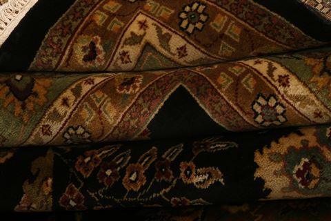 Kashan Multicolor Hand Knotted 101 X 1310 Area Rug 100-25309 Image 6