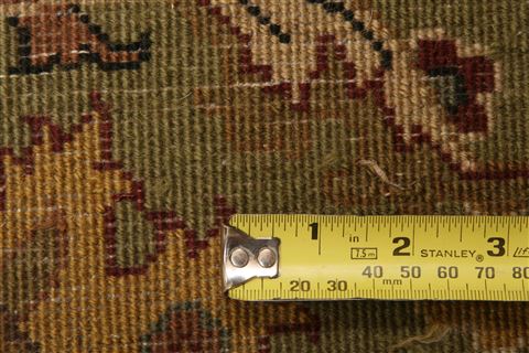Kashan Multicolor Hand Knotted 101 X 1310 Area Rug 100-25309 Image 7