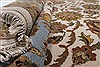 Agra Beige Hand Knotted 90 X 120  Area Rug 250-25320 Thumb 14