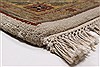 Agra Beige Hand Knotted 90 X 120  Area Rug 250-25320 Thumb 8