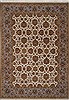 Agra Beige Hand Knotted 90 X 120  Area Rug 250-25320 Thumb 0