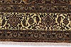 Tabriz Beige Hand Knotted 90 X 122 Area Rug 250-25321 Thumb 4