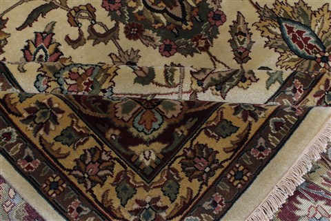 Kashmar Beige Hand Knotted 811 X 119 Area Rug 250-25326 Image 1