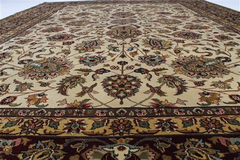 Kashmar Beige Hand Knotted 811 X 119 Area Rug 250-25326 Image 3