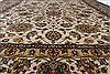 Kashan Beige Hand Knotted 90 X 117  Area Rug 250-25328 Thumb 3