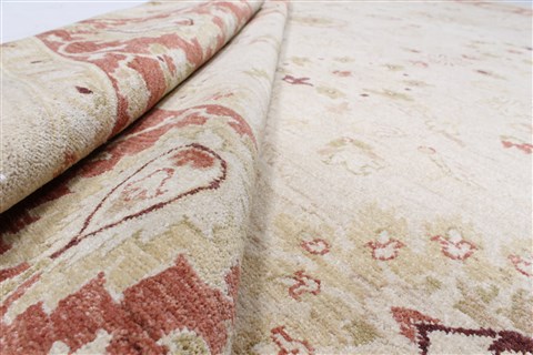 Chobi Beige Hand Knotted 811 X 1111 Area Rug 250-25331 Image 2